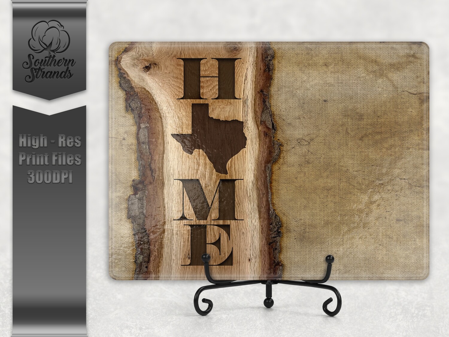 Wooden Plank Cutting Board - Texas | 2 sizes