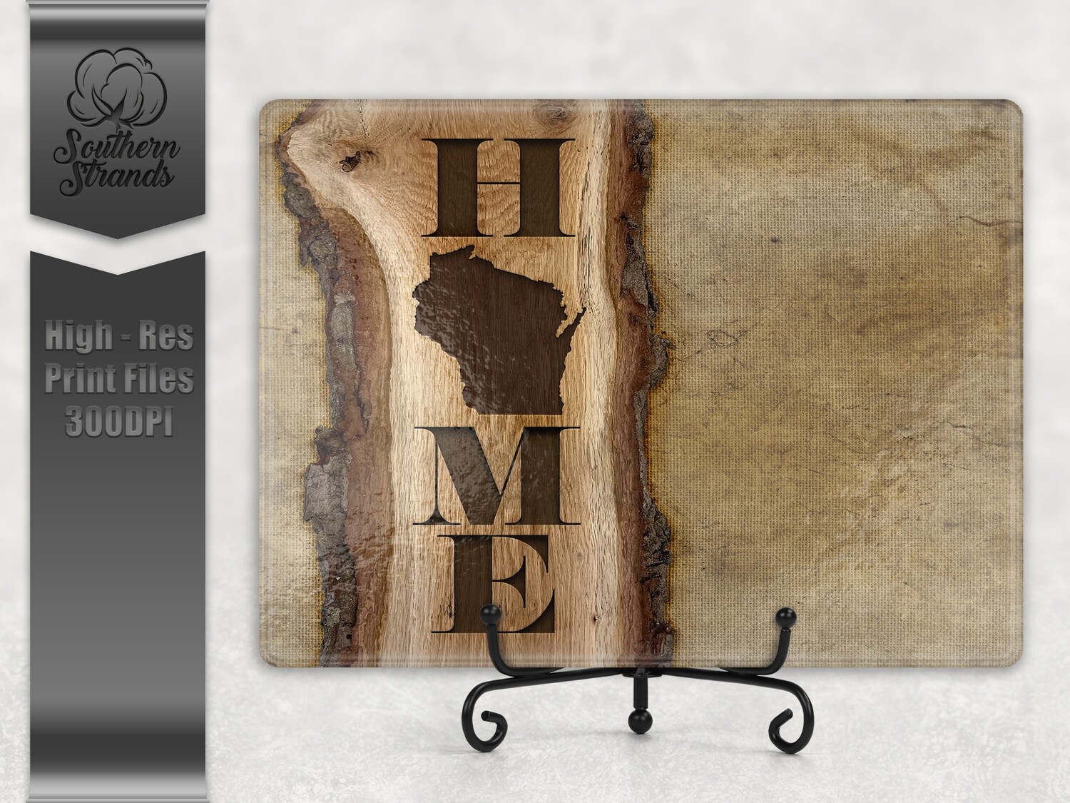 Wooden Plank Cutting Board - Wisconsin | 2 sizes