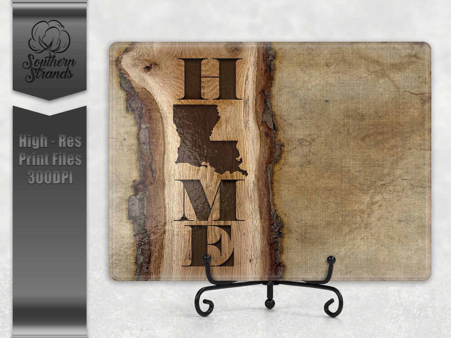 Wooden Plank Cutting Board - Louisiana | 2 sizes