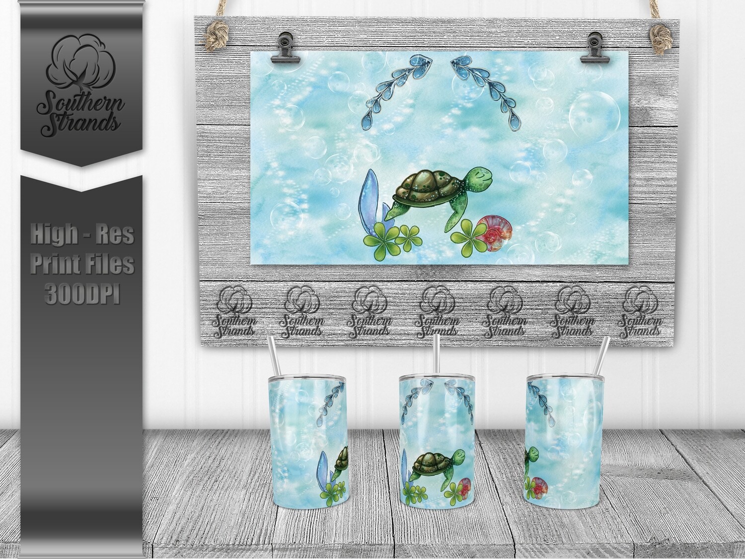 Baby SeaLife - Baby SeaTurtle - Sippy Cup | DIGITAL DESIGN