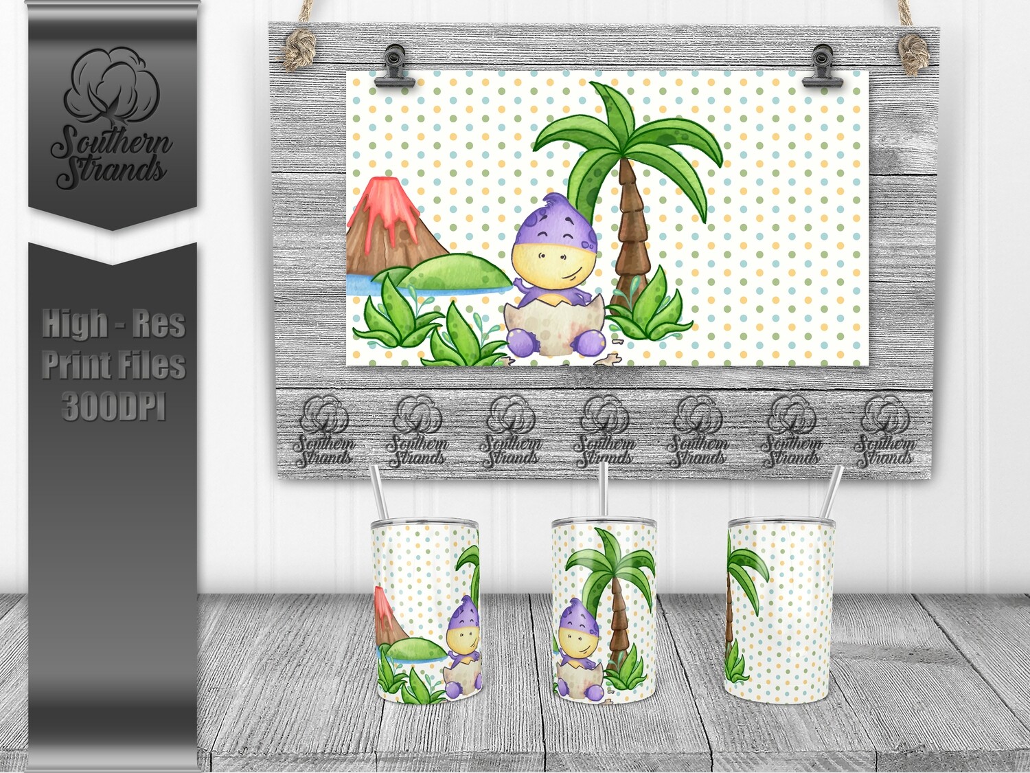 Baby Dino 3 - Sippy Cup | DIGITAL DESIGN