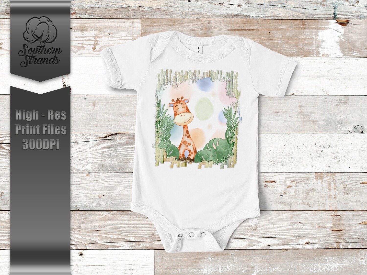 Baby Giraffe - Blue  |  DIGITAL DESIGN