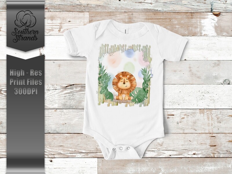 Baby Lion - Blue  |  DIGITAL DESIGN