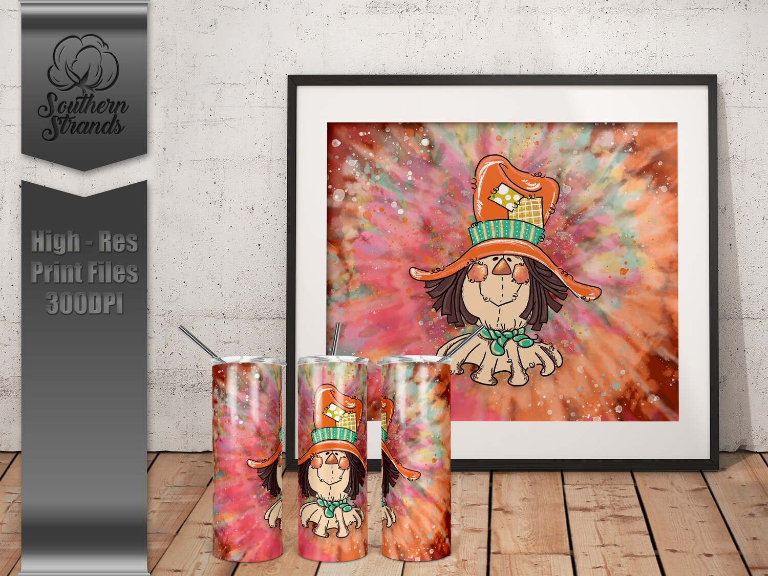 Fall Scarecrow Tumbler | DIGITAL DESIGN
