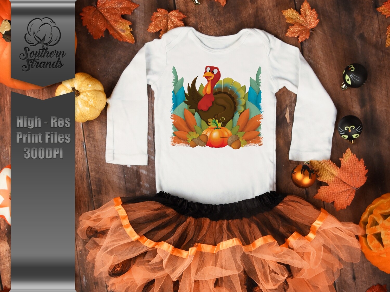 Funky Fall Turkey |  DIGITAL DESIGN