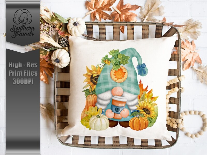 AAP EXCLUSIVE | Fall Gnome With Coffee |  DIGITAL DESIGN