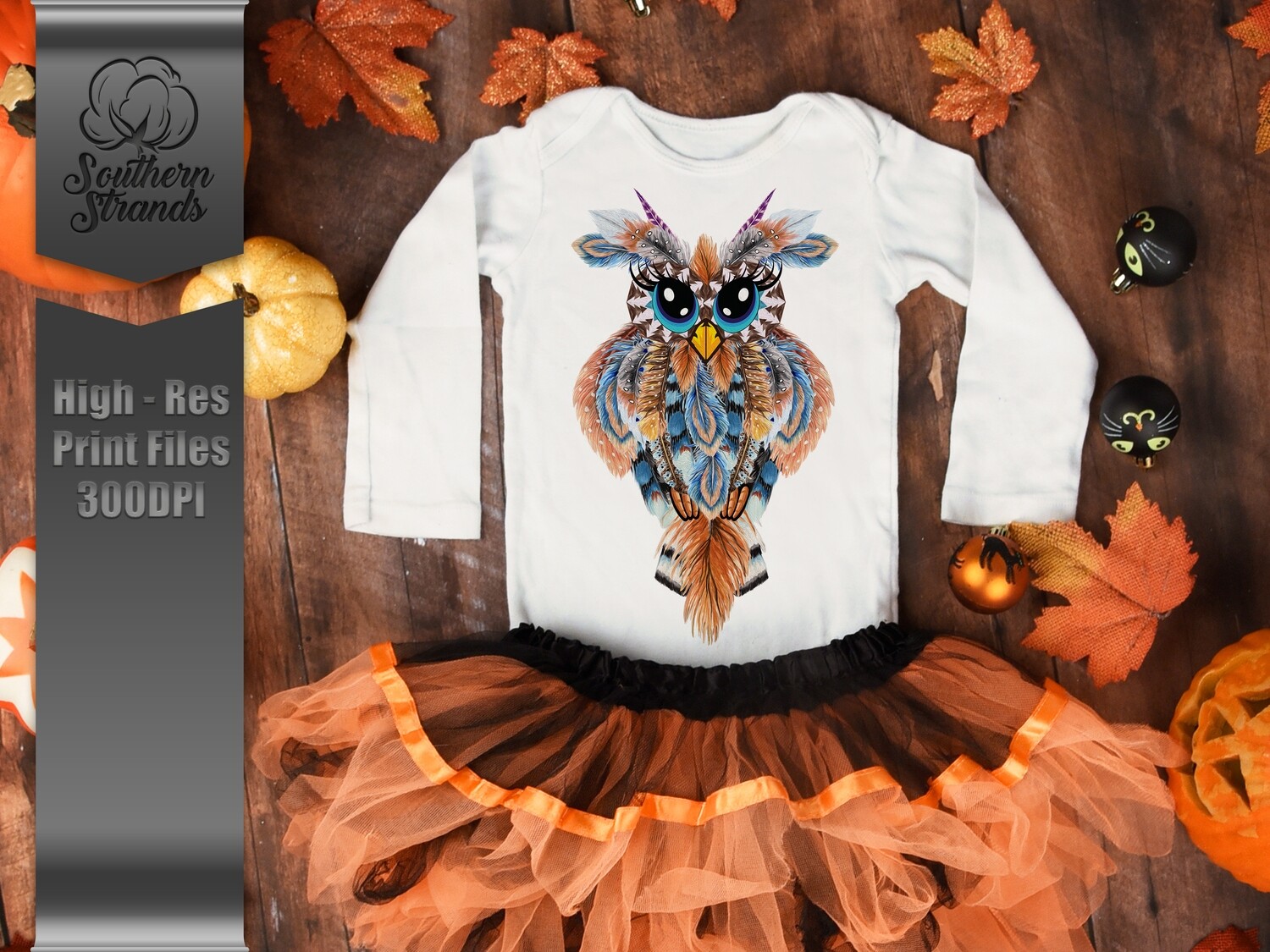 Fall Feather Owl |  DIGITAL DESIGN