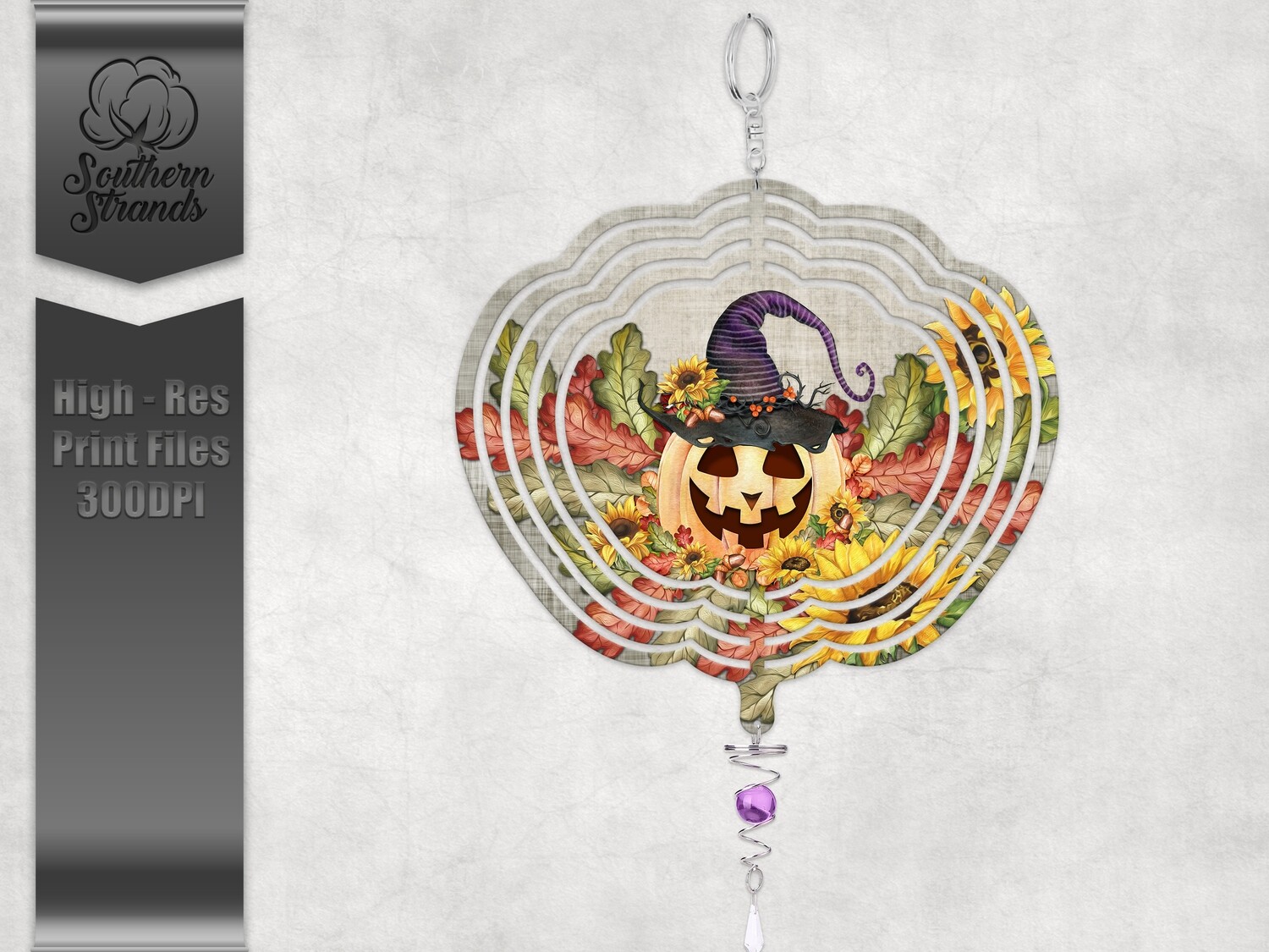 Witch Pumpkin - Wind Spinner | DIGITAL DESIGN