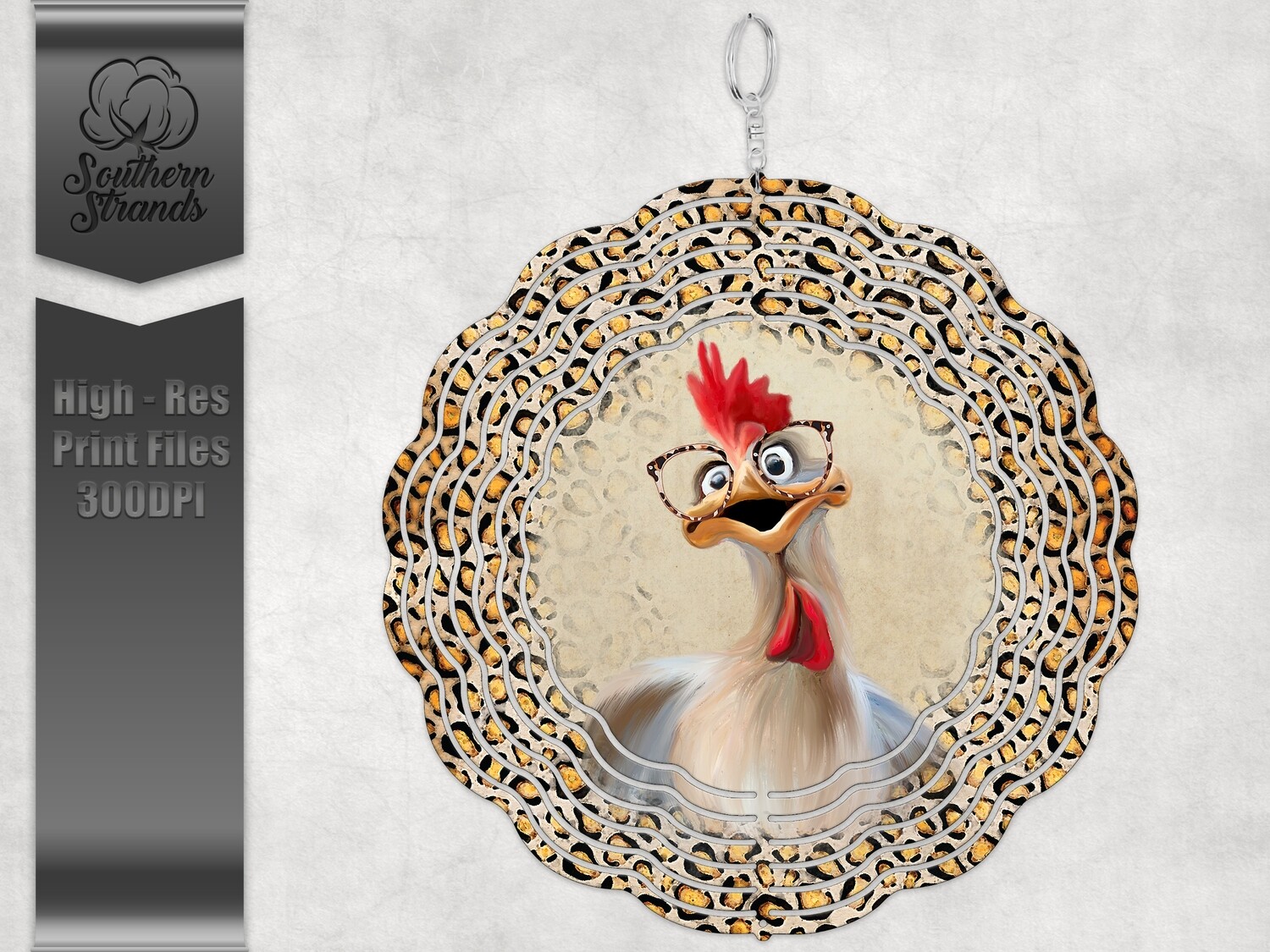 Just Relax Crazy Chicken - Wind Spinner | DIGITAL DESIGN