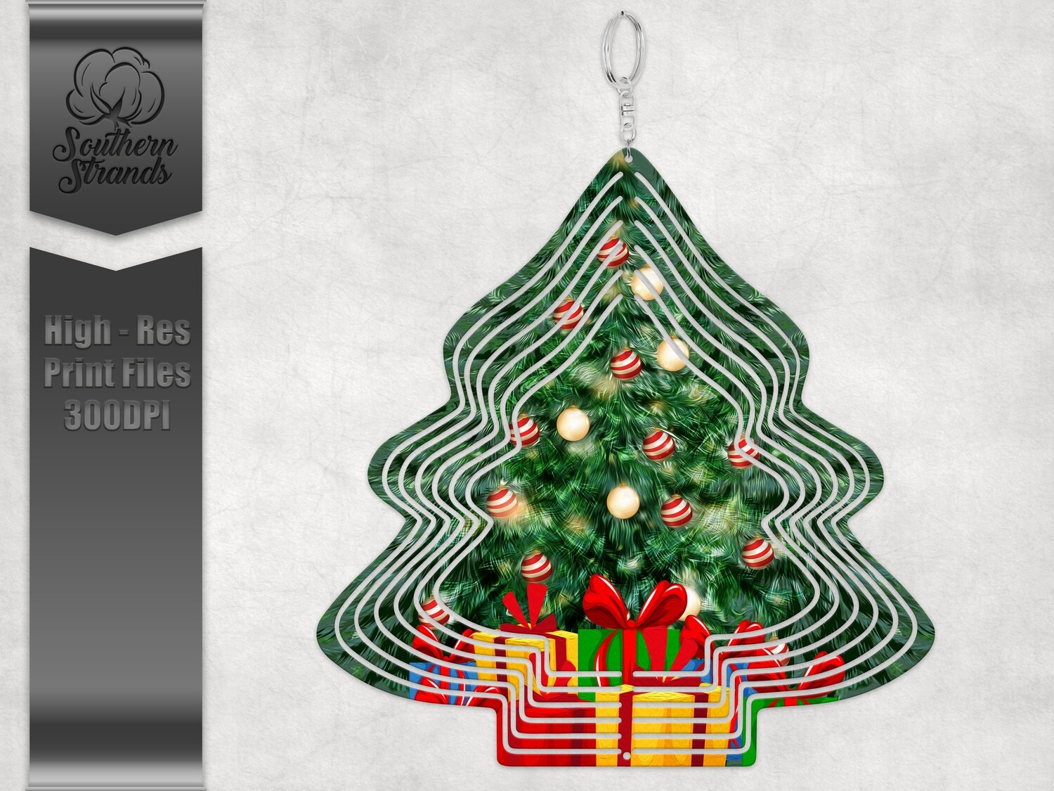 Christmas Tree Gifts - Wind Spinner | DIGITAL DESIGN