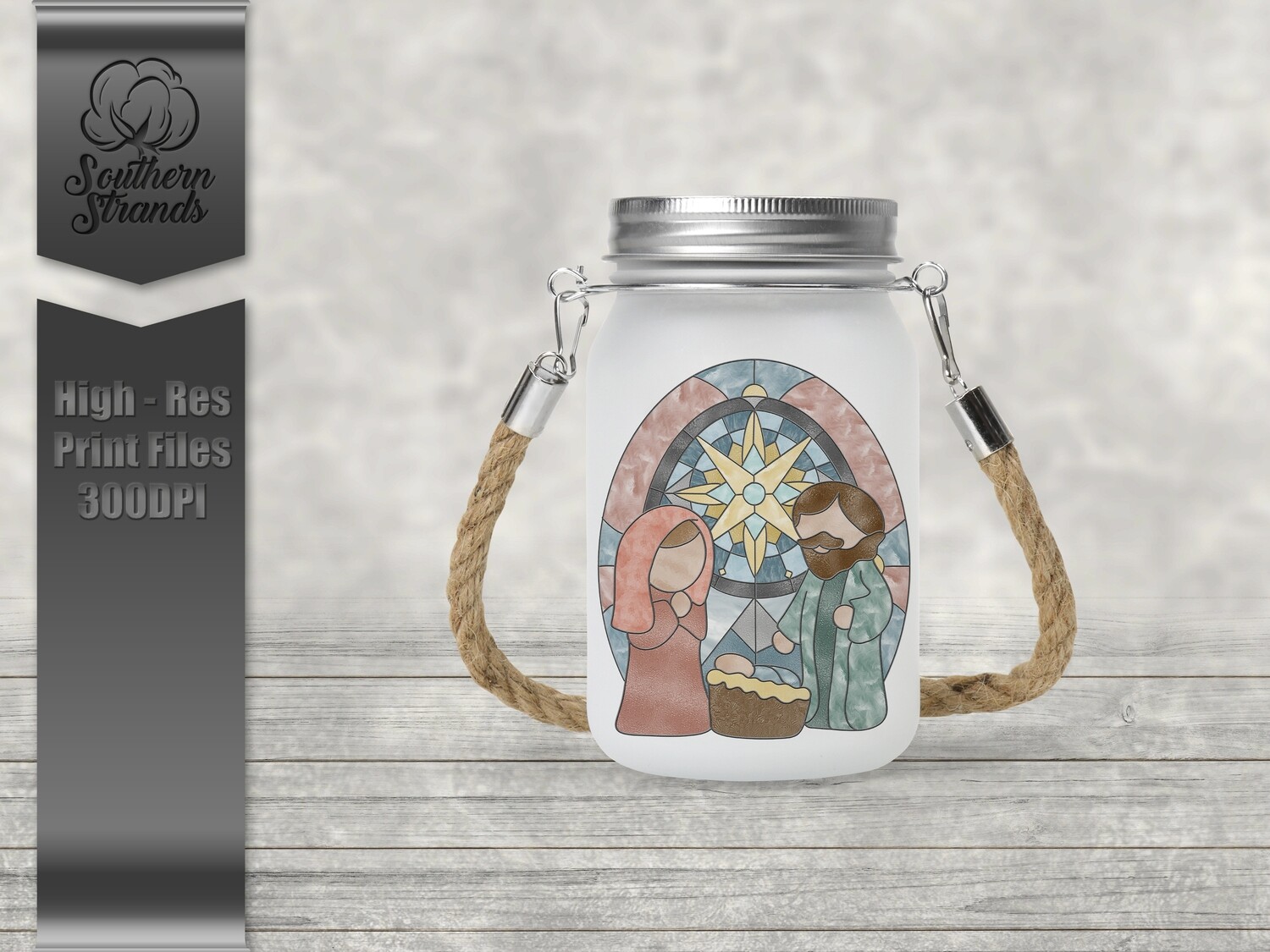 Stained Glass Nativity |  DIGITAL DESIGN