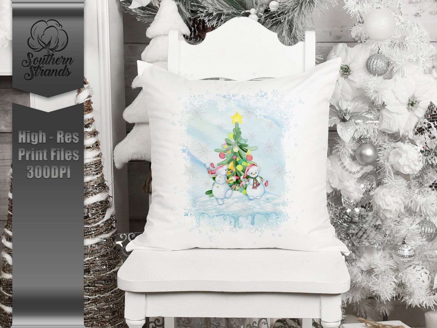 Christmas Tree Snowman |  DIGITAL DESIGN