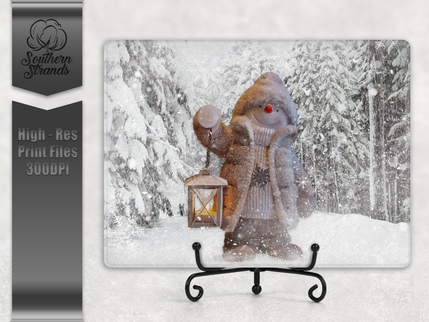 Snowy Days Lantern Cutting Board | 2 sizes