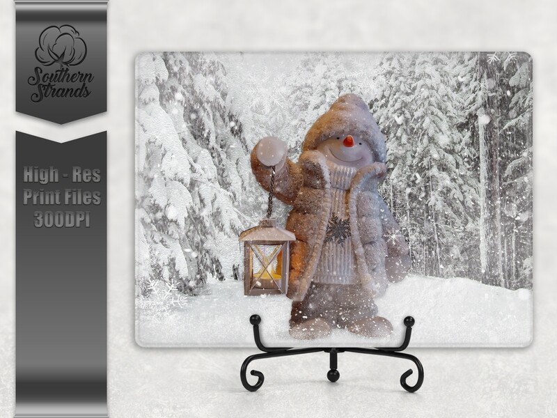 Snowy Days Lantern Cutting Board | 2 sizes
