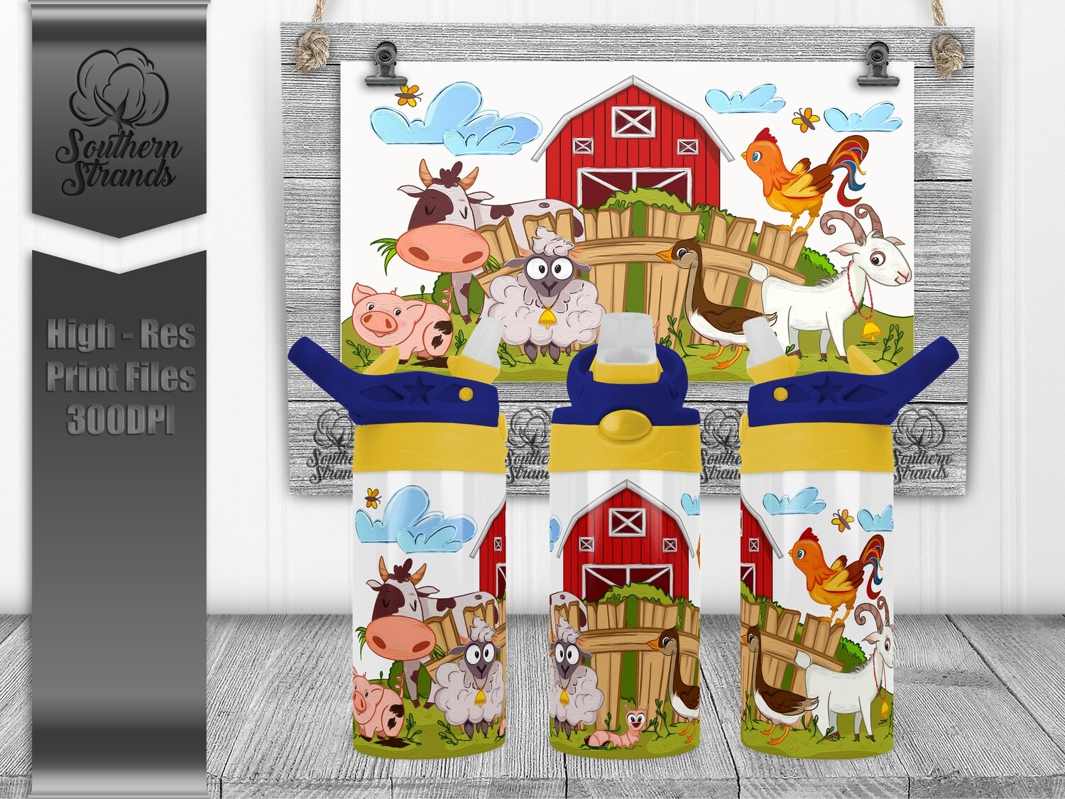 AAP EXCLUSIVE | Funny Farm Flip Sippy |  DIGITAL DESIGN