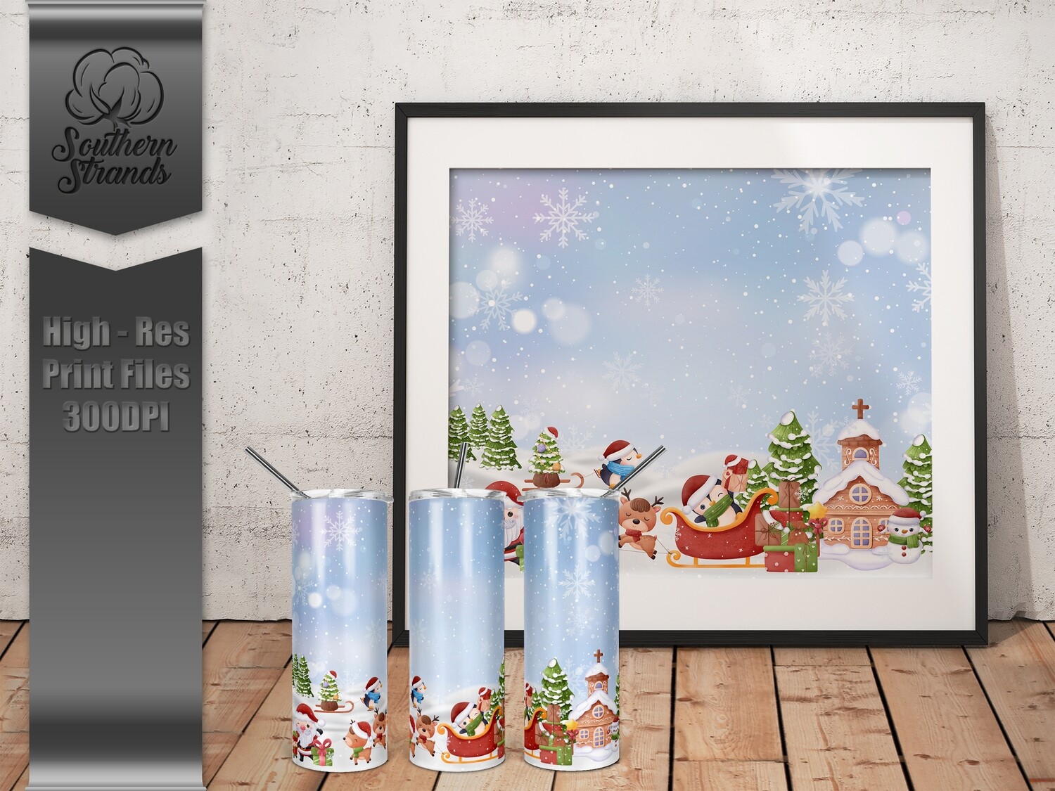 Countdown To Christmas 20oz Tumbler  | DIGITAL DESIGN