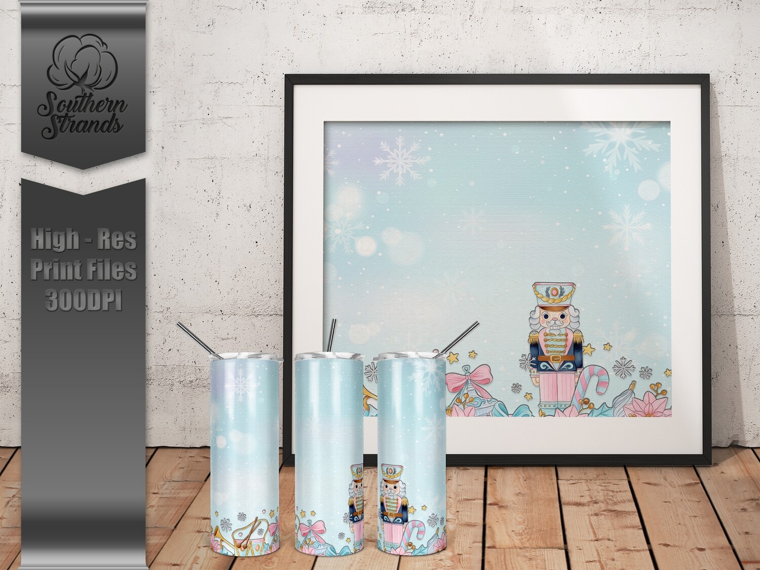 Countdown To Christmas - Nutcracker 20oz Tumbler  | DIGITAL DESIGN