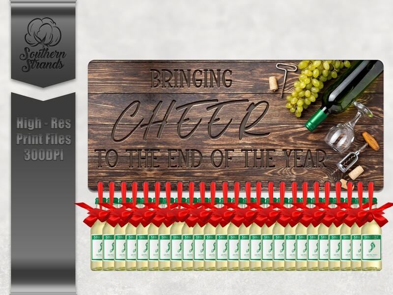 Countdown To Christmas - Bringing Cheer To The End Of The Year - 18x8 | DIGITAL DESIGN