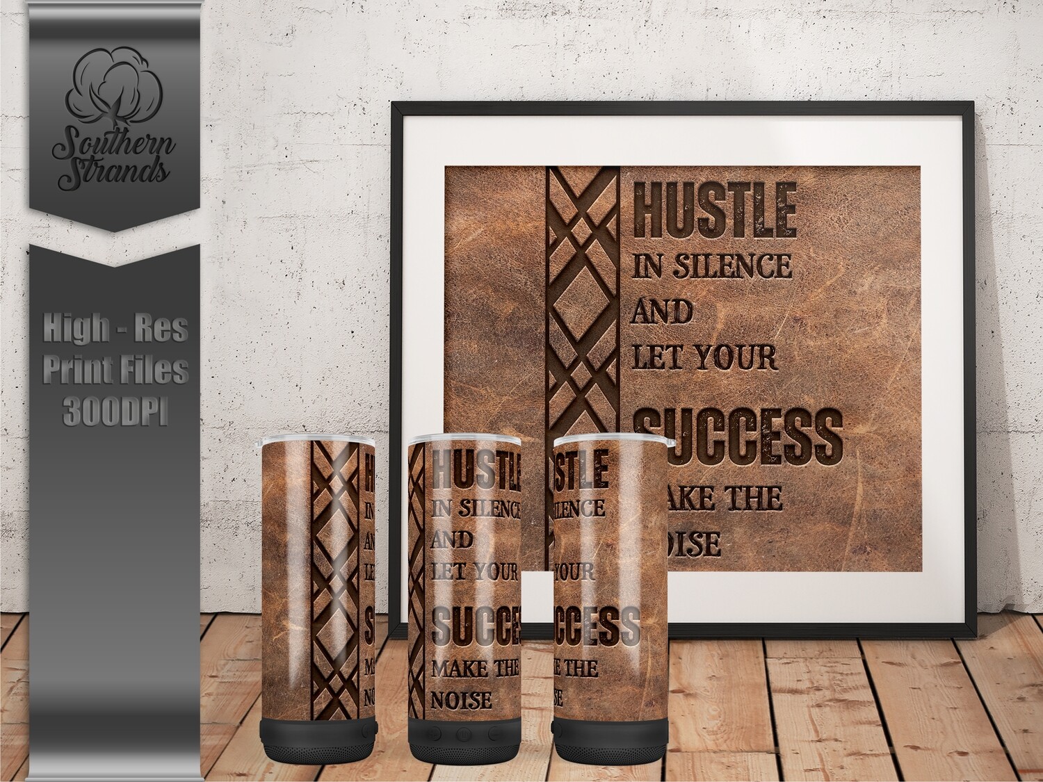 Hustle Success 20oz Tumbler | DIGITAL DESIGN