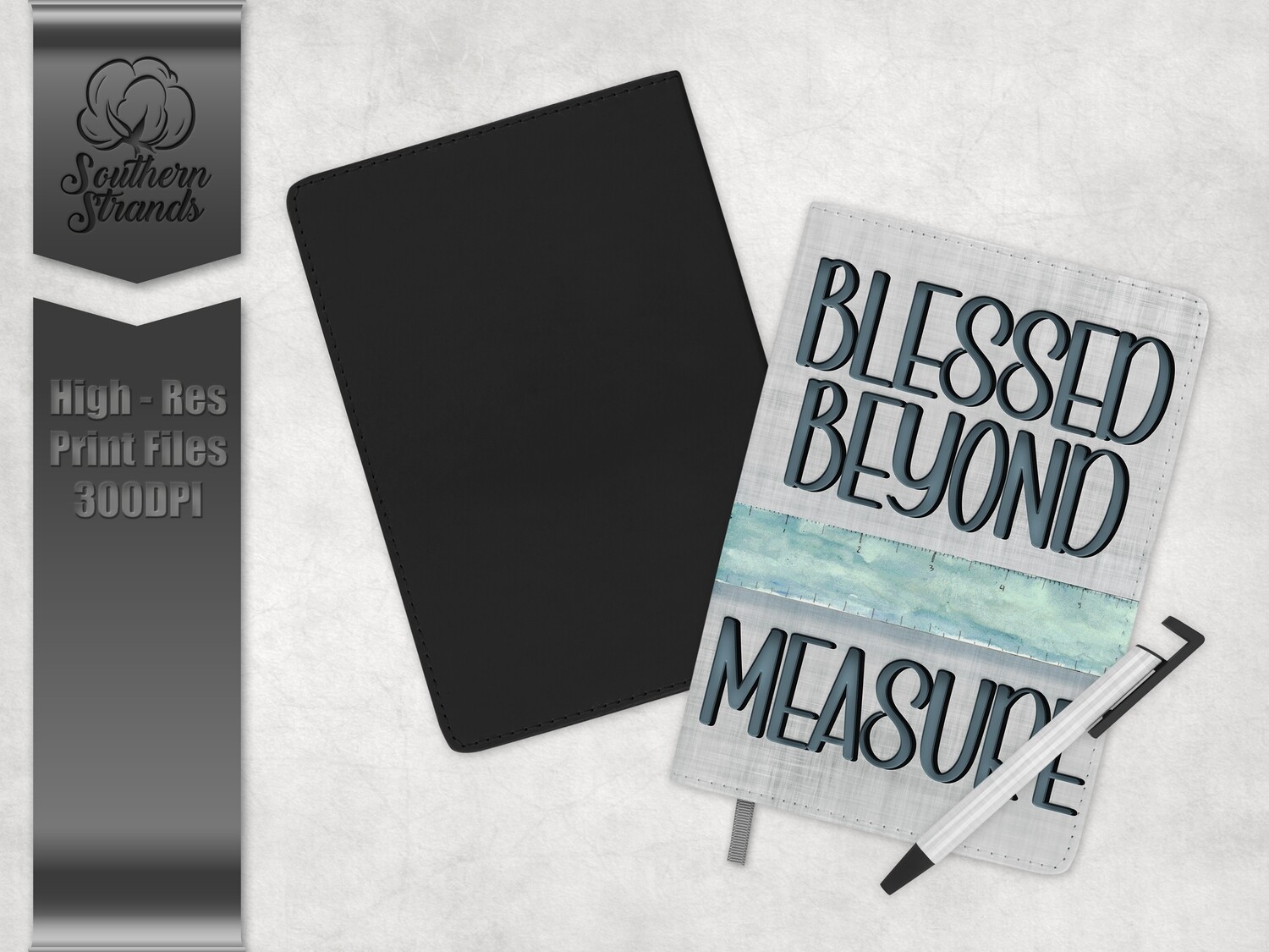 Blessed Beyond Measure - Journal and Pen Set | Single Sided