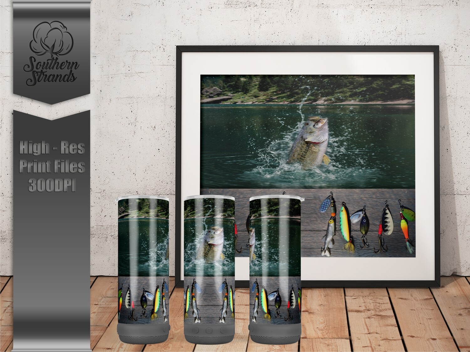 Large Mouth Bass 20oz Tumbler | DIGITAL DESIGN