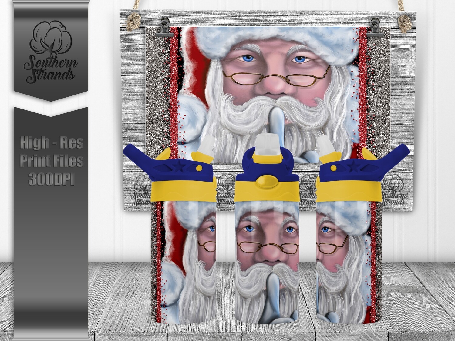 Santa&#39;s Secret Kids Flip Sippy | DIGITAL DESIGN
