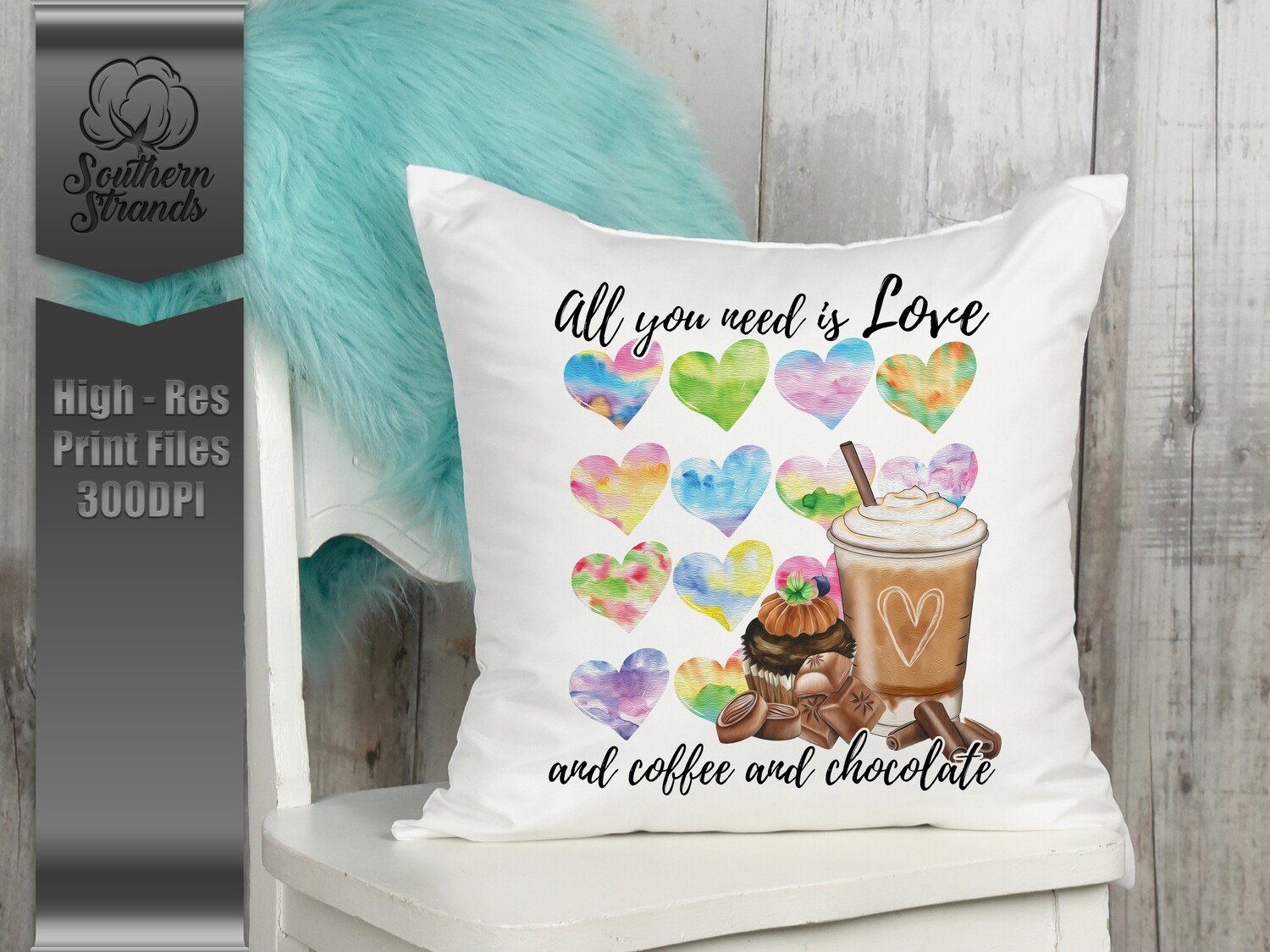 All You Need Is LOVE - And Coffee And Chocolate |  DIGITAL DESIGN