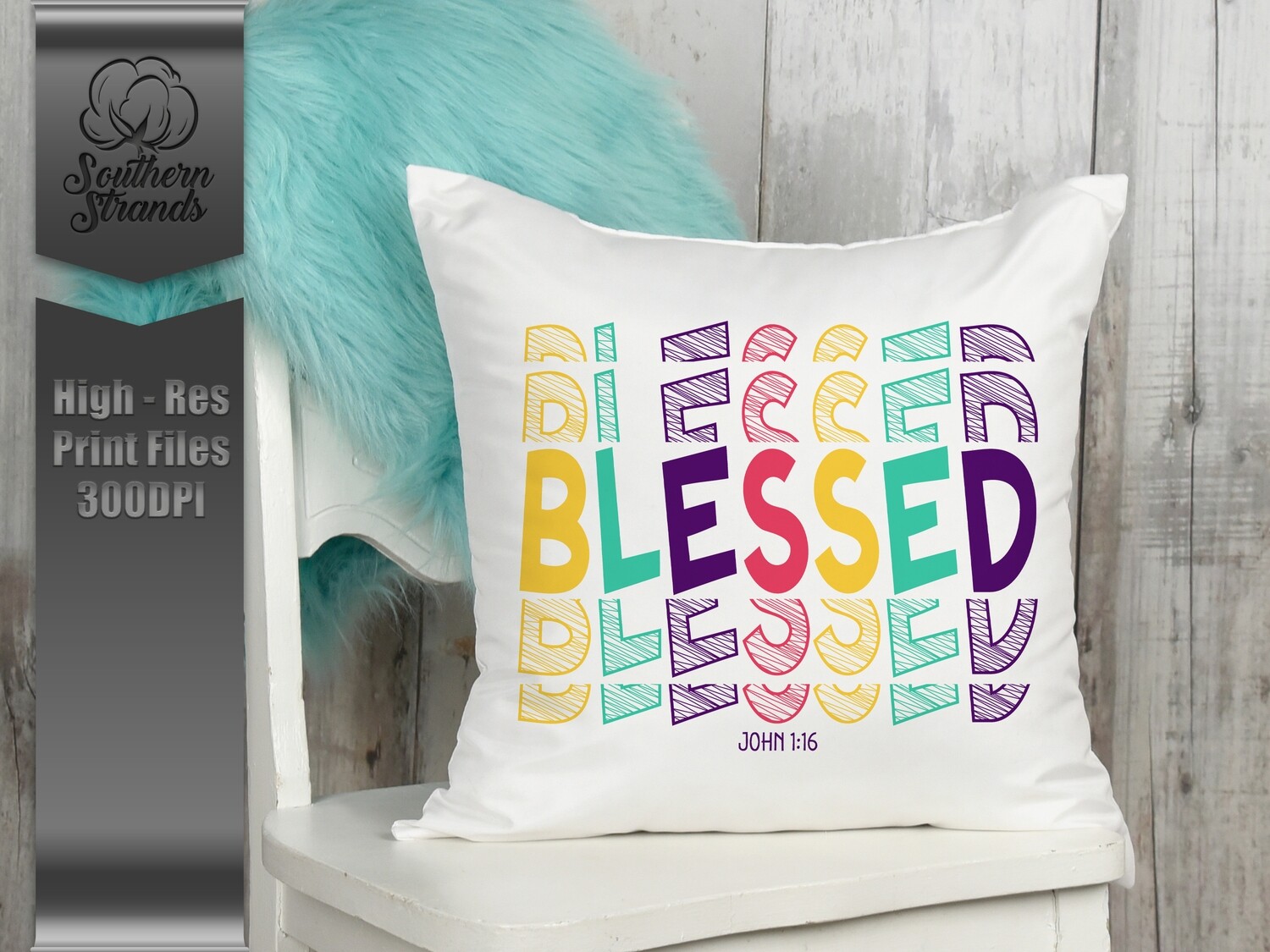 FAITHful Affirmations - Color Scheme One - 24 Design Bundle |  DIGITAL DESIGN