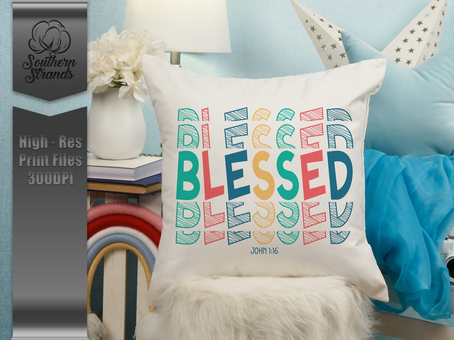 FAITHful Affirmations - Color Scheme Three - 24 Design Bundle |  DIGITAL DESIGN