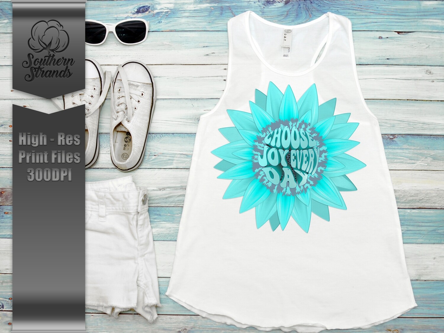 Choose Joy Every Day - Teal |  DIGITAL DESIGN