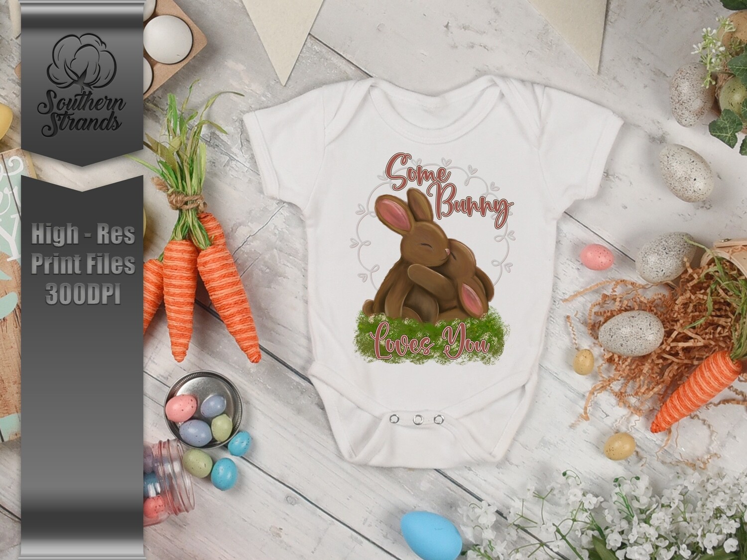 Some Bunny Loves You - Pink |  DIGITAL DESIGN