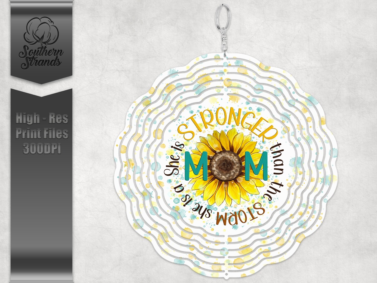 Stronger Than The Storm - Mom - Wind Spinner | DIGITAL DESIGN