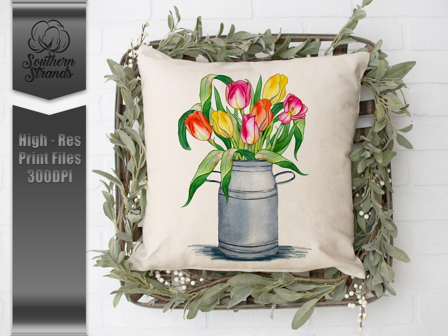 Love Grows Here - No Text - Tulips |  DIGITAL DESIGN