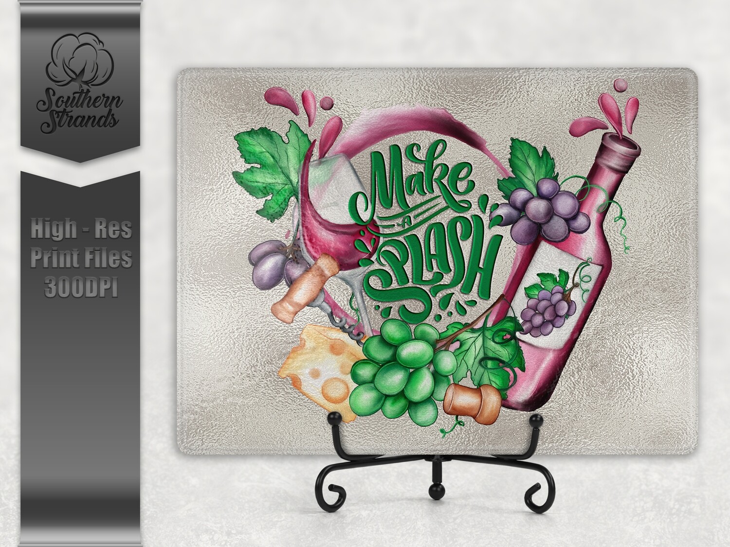 Make A Splash Cutting Board | 2 sizes