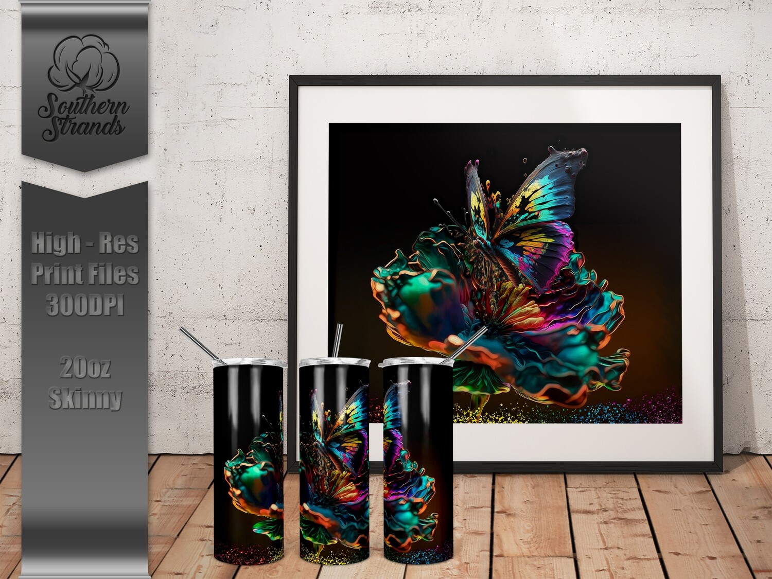 New Beginnings Butterfly - Tumbler 20oz |  DIGITAL DESIGN