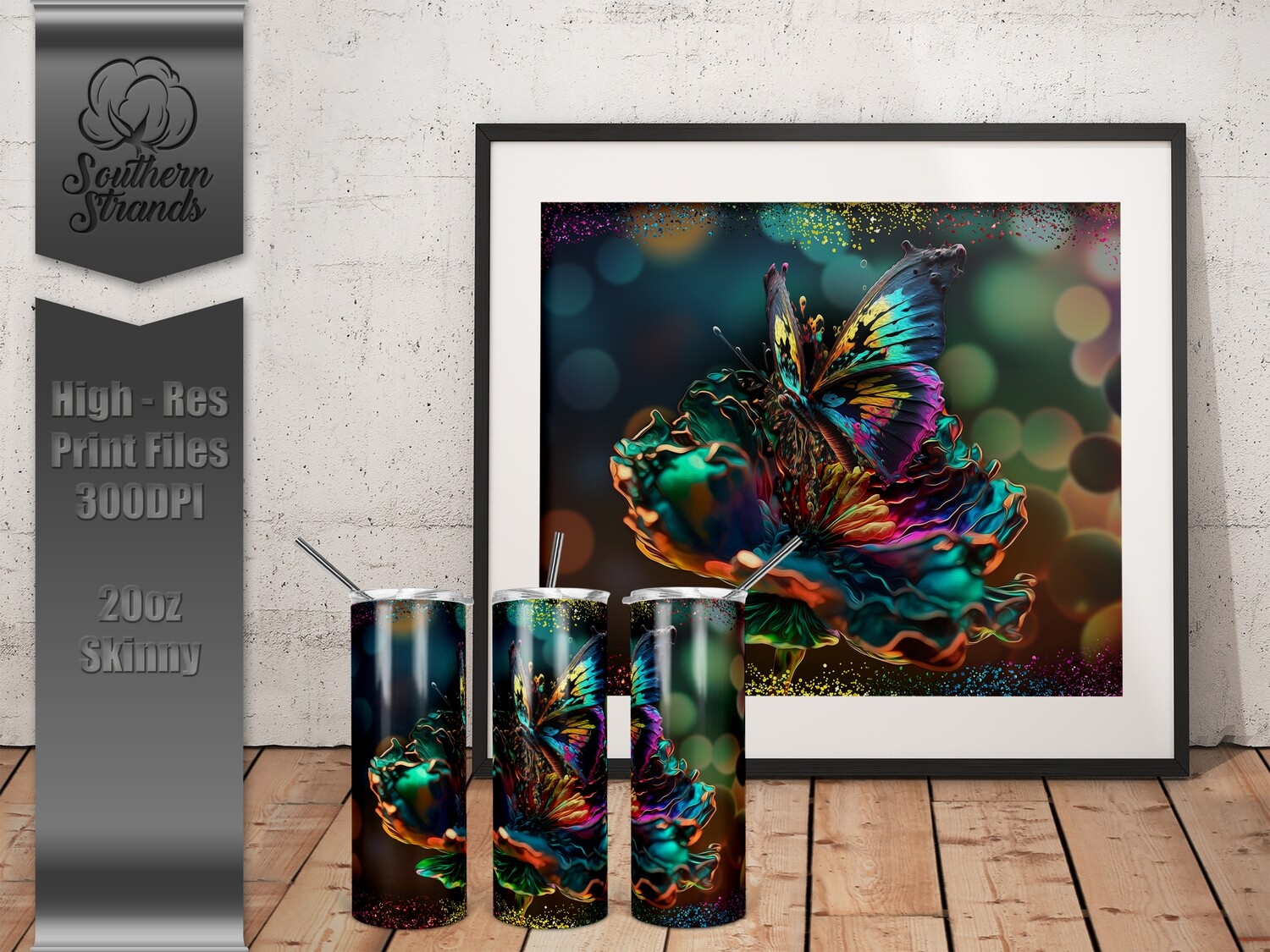 New Beginnings Butterfly Effects - Tumbler 20oz |  DIGITAL DESIGN