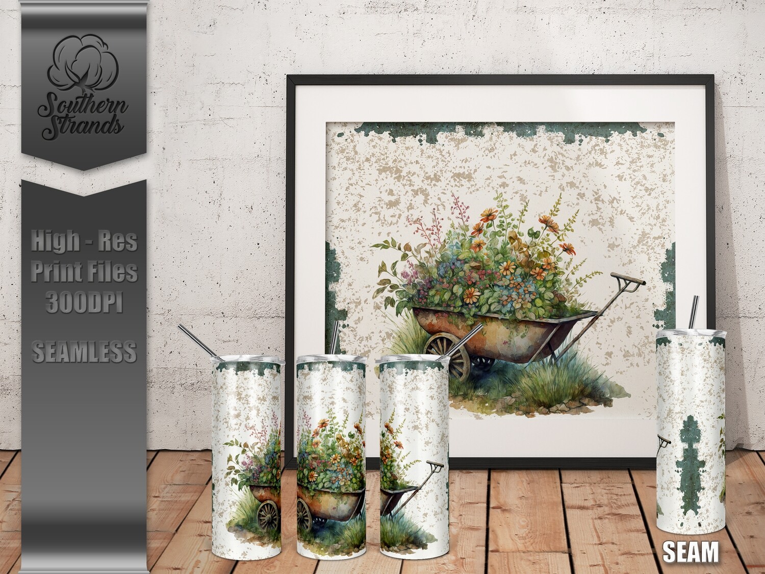 Until Then...We Garden - No Text - Tumbler 20oz |  DIGITAL DESIGN