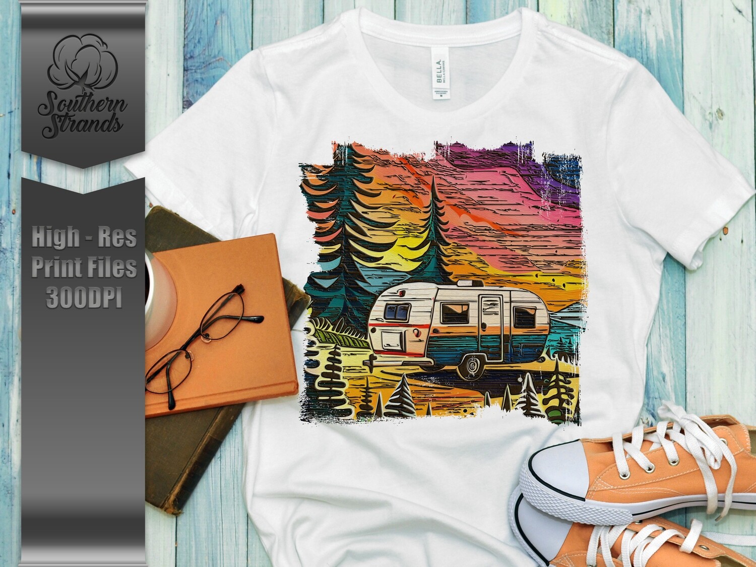 Wood Carved Camper 4 |  DIGITAL DESIGN
