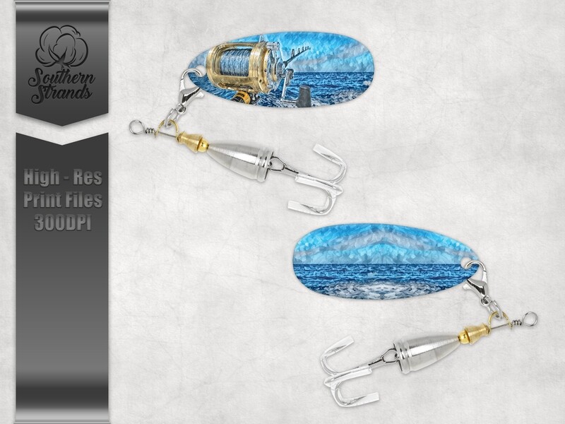 Keepin It Reel Fishing Lure - Background File Included for back of lure |  DIGITAL DESIGN