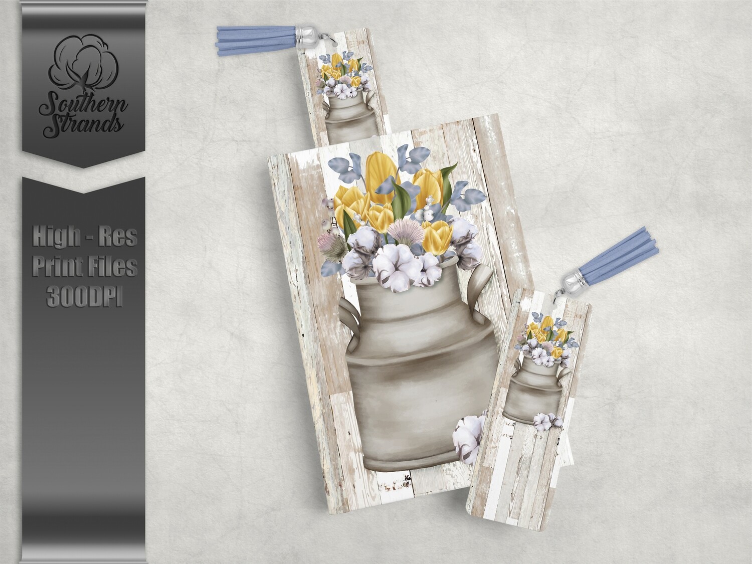 Cotton and Lillies - Journal, Pen and Bookmark Set | 3 Sizes |  DIGITAL DESIGN