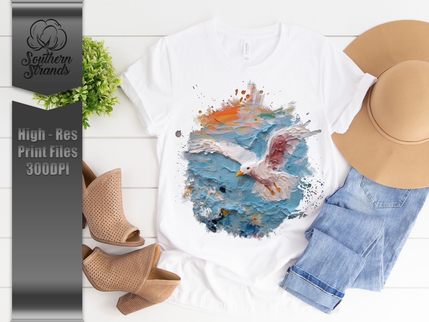 Textured 3D Seagull |  DIGITAL DESIGN