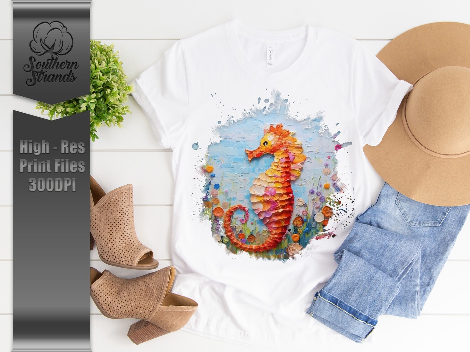Textured 3D Seahorse |  DIGITAL DESIGN