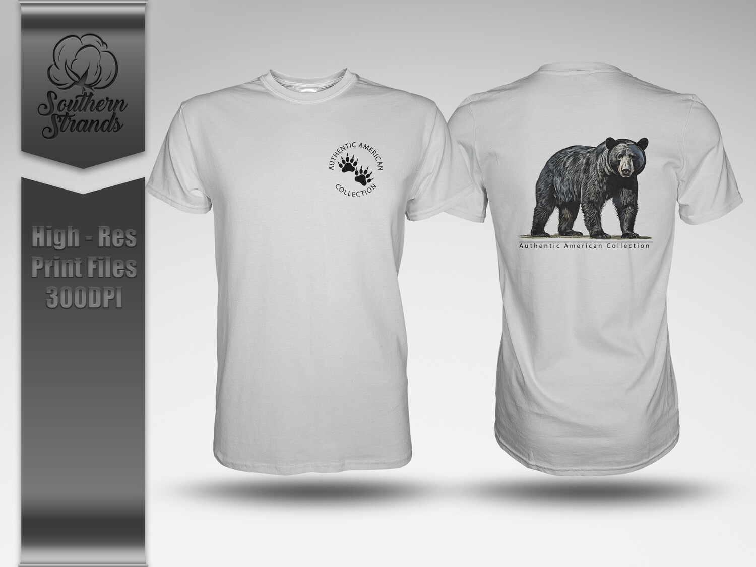 Authentic American Collection - Black Bear| DIGITAL DESIGN