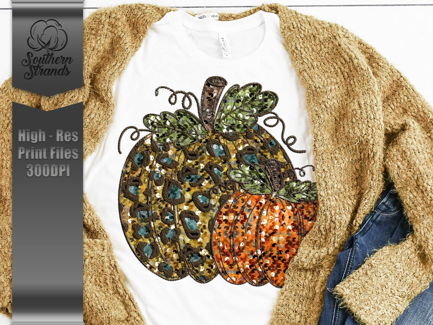 Sequins and Stitches Pumpkins 2 | DIGITAL DESIGN