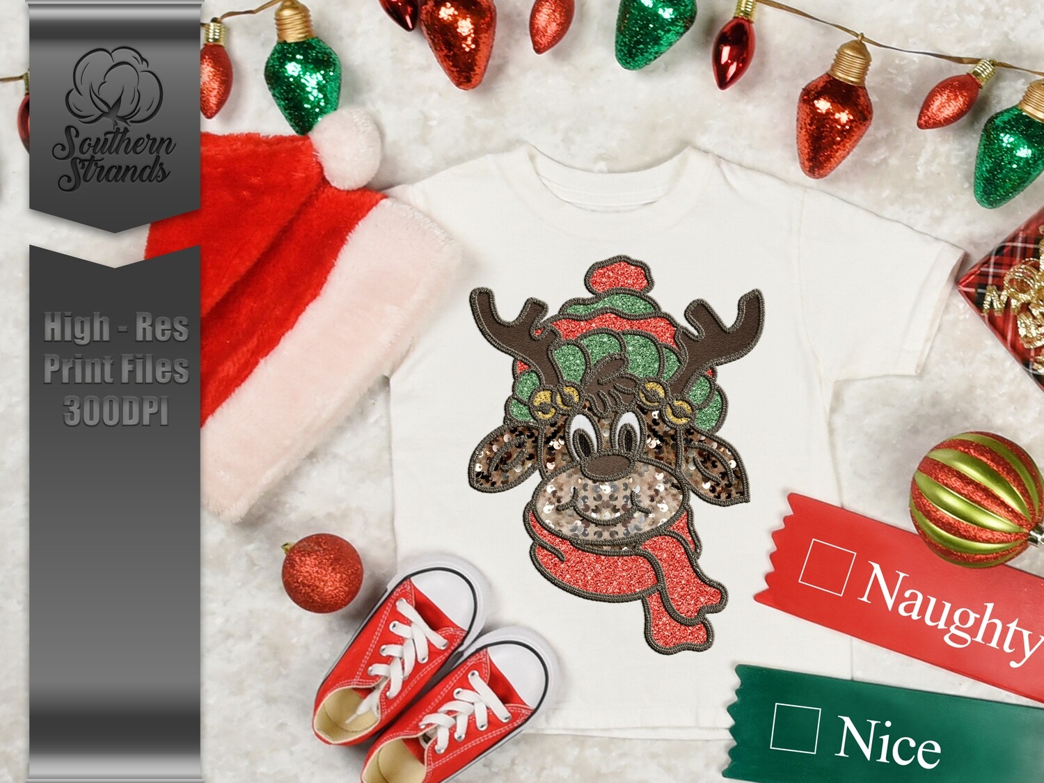Sequins and Stitches - Boyish Reindeer  | DIGITAL DESIGN