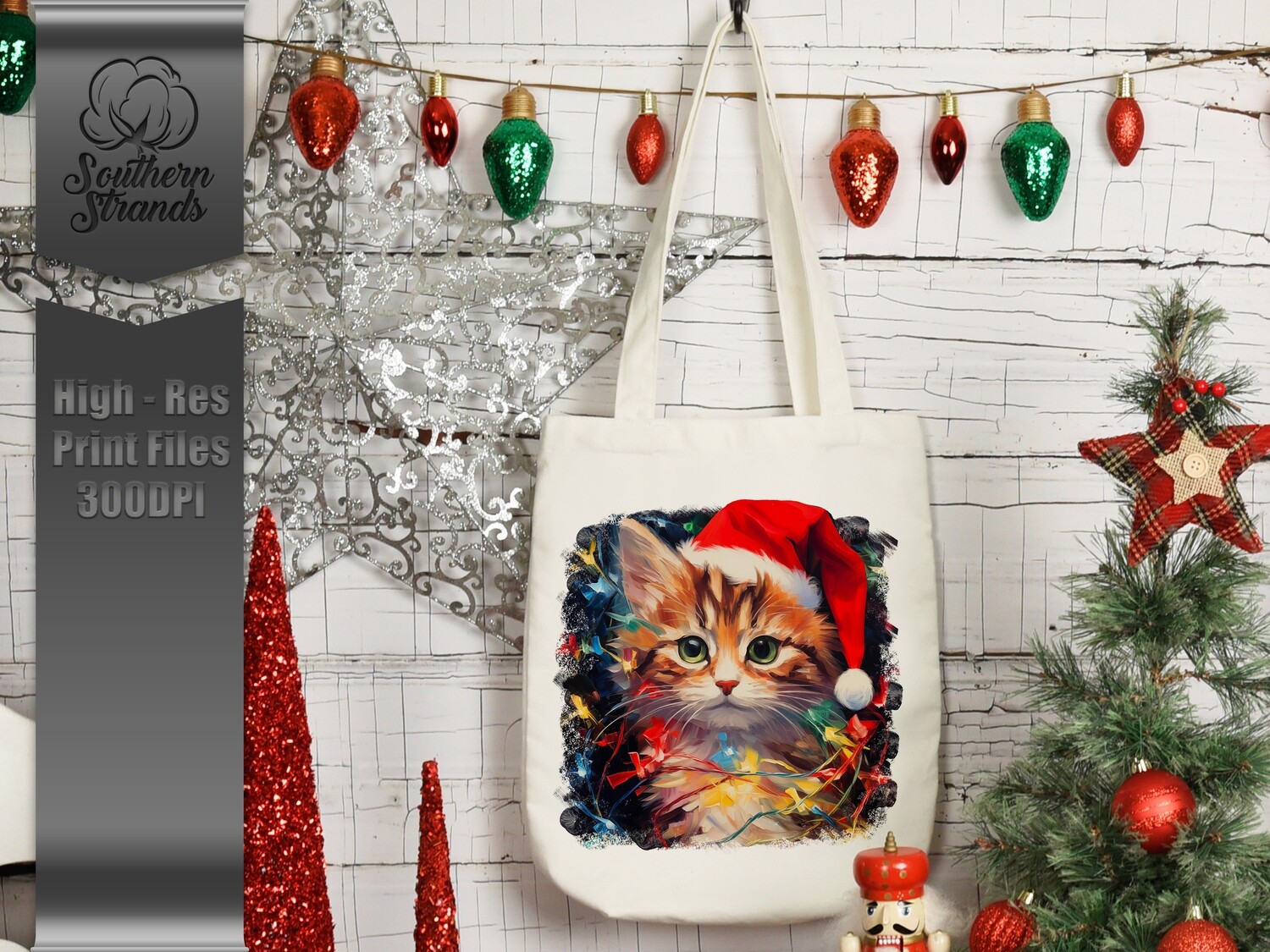 Christmas Santa Cat | DIGITAL DESIGN