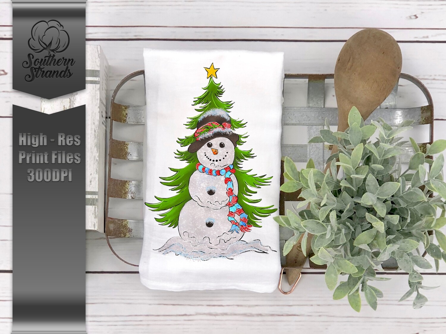 Painted Christmas Snowman | DIGITAL DESIGN
