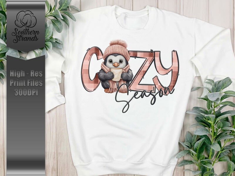 Cozy Season Penguin | DIGITAL DESIGN