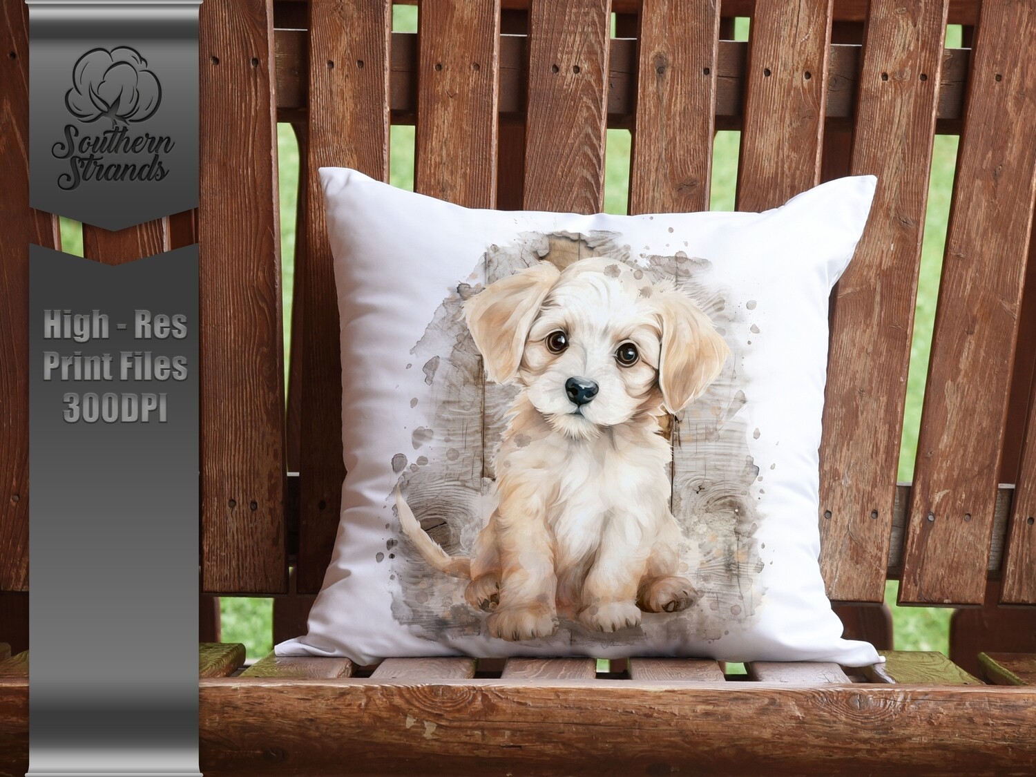 Watercolor Puppy - Maltese | DIGITAL DESIGN