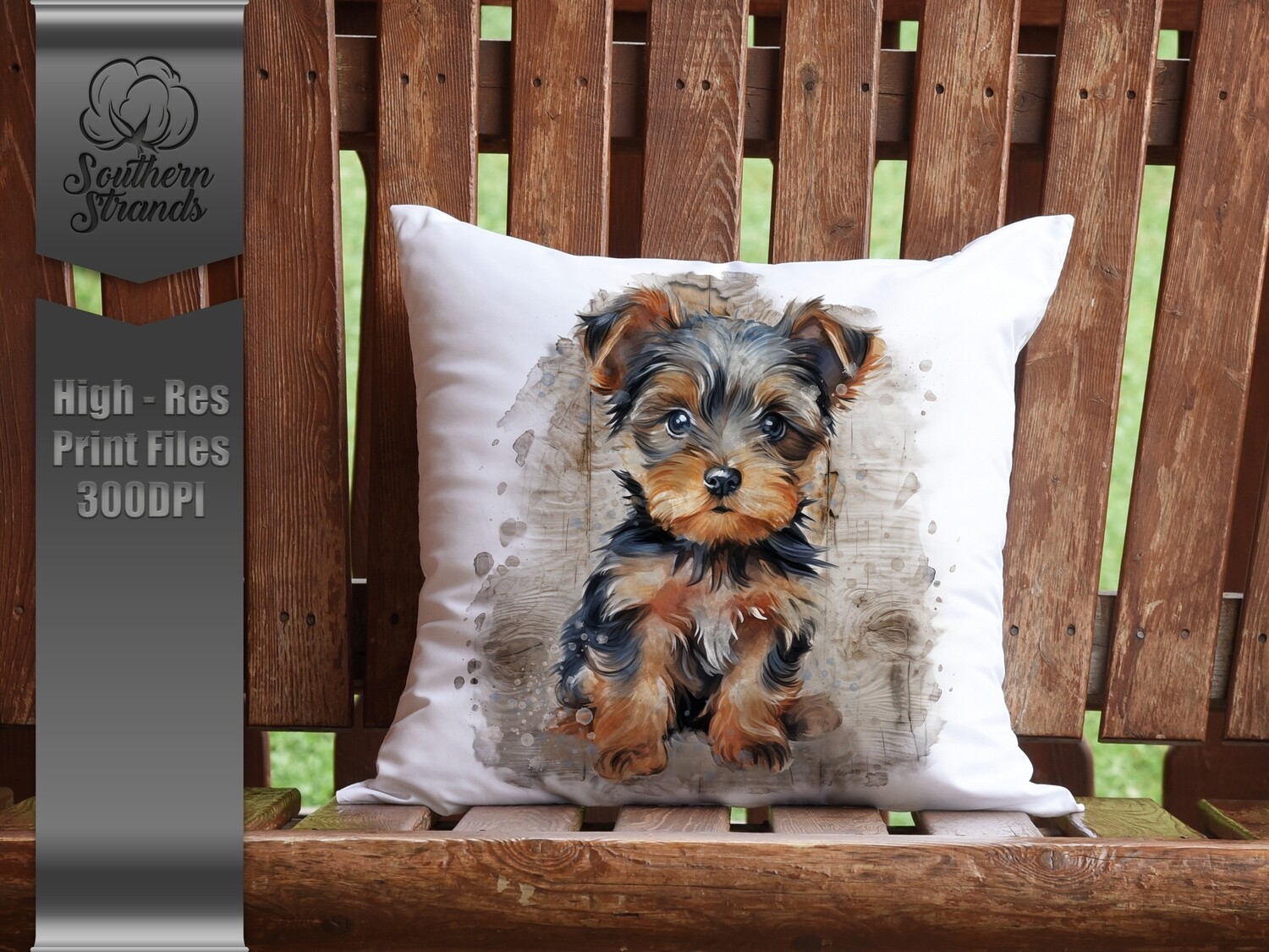 Watercolor Puppy - Yorkie | DIGITAL DESIGN